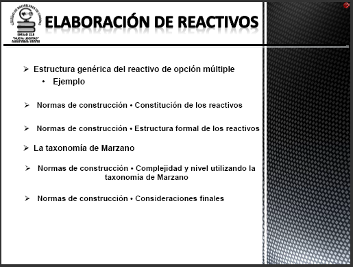 Elaboración de Reactivos